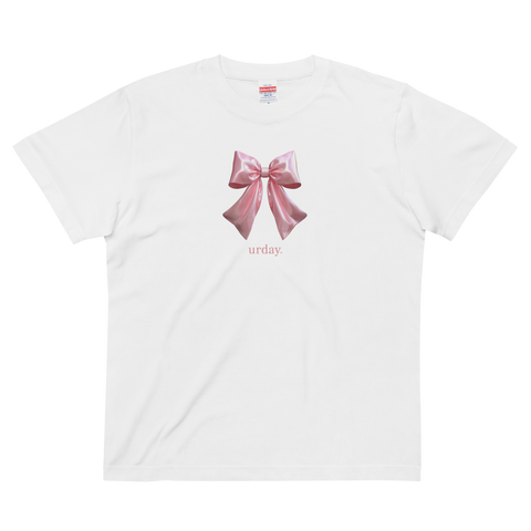 urday【Enchanting Ribbon Pink】Tシャツ（6819526）ホワイト/urday（マミアン）