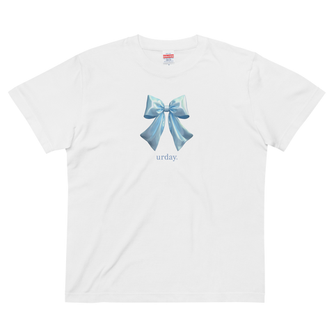 urday【Enchanting Ribbon Blue】Tシャツ（6526987）ホワイト/urday（マミアン）