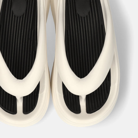 40%OFF：厚底 リカバリーサンダル（cs02）アイボリー/mamian セレクトアイテム（マミアン）